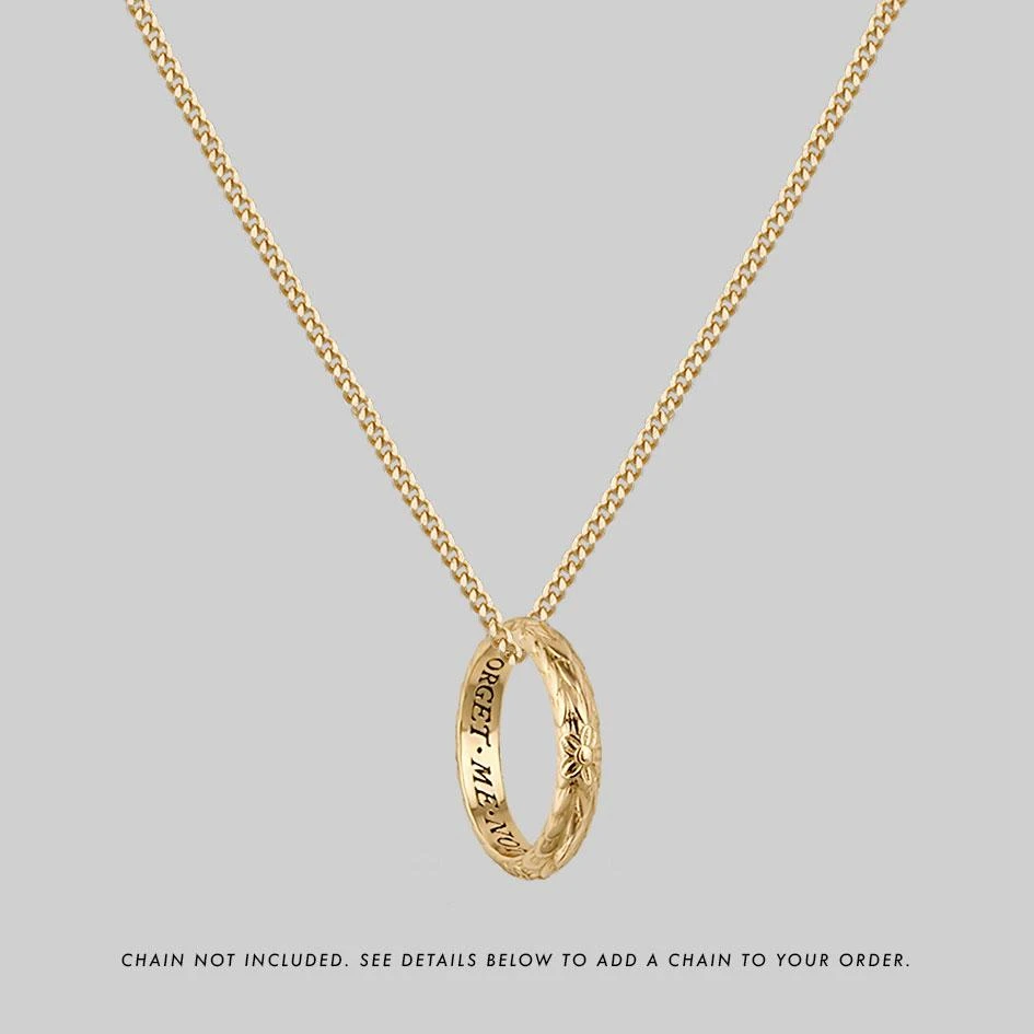 CLASSICS Rings Forget Me Not Posie Ring - Gold 6 CLASSICS Rings Forget Me Not Posie Ring - Gold