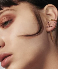 regalrose outlet shop 60 CLASSICS MAJESTY. Garnet Dagger Single Earring - Gold Earrings