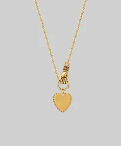 CLASSICS Necklaces & Chains HAND OF GLORY. Grasping Heart Necklace - Gold