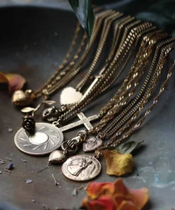 CLASSICS ALL OF ME. Hand Grasping Heart Necklace - Gold Necklaces & Chains