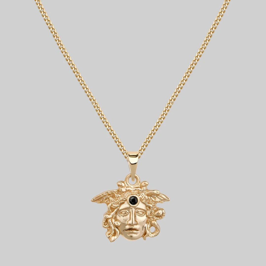CLASSICS GORGONEION. Medusa Amulet Necklace - Gold 2 CLASSICS GORGONEION. Medusa Amulet Necklace - Gold