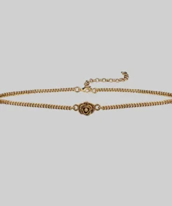 CLASSICS MAE. Little Rose Gold Chain Choker Necklaces & Chains