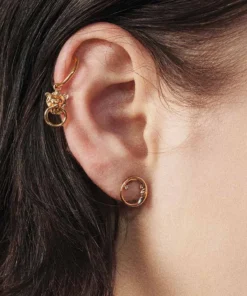 CLASSICS TWILIGHT. Moon Crescent & Star Earrings - Gold