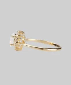 CLASSICS AURELIA. Opal Cluster Gold Ring Rings