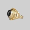 CLASSICS Rings SAROS. Gold Poison Trinket Ring - Onyx