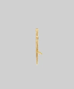End Of Line WILT. Winter Thorn Earrings - Gold