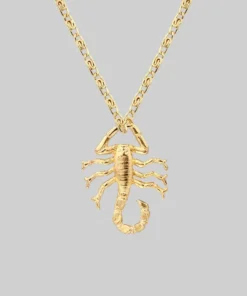 CLASSICS Necklaces & Chains NOXIOUS. Scorpion Charm Necklace - Gold