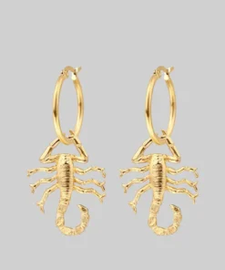 CLASSICS NOXIOUS. Scorpion Hoop Earrings - Gold