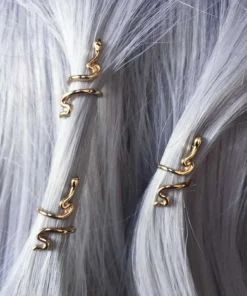 CLASSICS Hair Accessories MARTHA. Snake Hair Twists - Gold