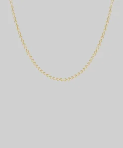 End Of Line Necklaces & Chains Simple Trace Chain - Gold