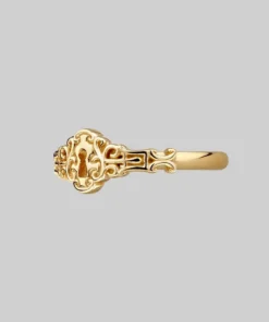 CLASSICS Rings NO KEY. Door Lock Ring - Gold
