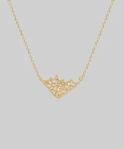 End Of Line Necklaces & Chains NARCISSA. Web Necklace - Gold