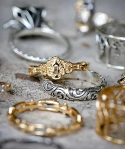 CLASSICS Rings NO KEY. Door Lock Ring - Gold