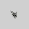 AW21 RHAPSODY. Dagger Through Rose Stud Earring - Silver