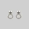 AW21 FORSAKE. Skull & Bones Door Knocker Earrings - Silver