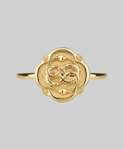 CLASSICS Rings OUROBOROS. Infinite Snake Gold Ring