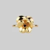 End Of Line Rings HARMONY. Pansy Flower Ring - Gold