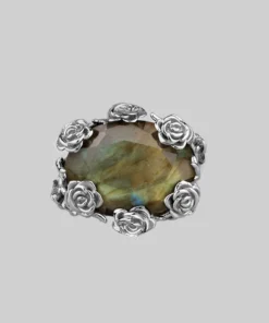 CLASSICS UTOPIA. Silver & Labradorite Roses Ring