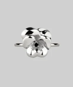End Of Line HARMONY. Pansy Flower Ring - Silver Rings