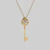 CLASSICS VERONA. Skeleton Key Necklace - Gold Necklaces & Chains