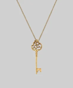 CLASSICS VERONA. Skeleton Key Necklace - Gold Necklaces & Chains