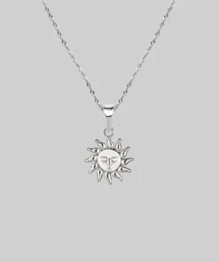 CLASSICS Necklaces & Chains ELIN. Sun & Moon Layering Necklaces - Silver