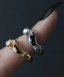 CLASSICS MILDRED. Disembodied Hand Silver Ring