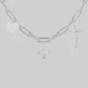 CLASSICS Necklaces & Chains MANIFEST. Multi Charm Chain Necklace - Silver