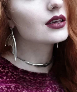 CLASSICS LILITH. Silver Bat Choker Necklaces & Chains