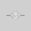 CLASSICS AURELIA. Opal Cluster Silver Ring Rings