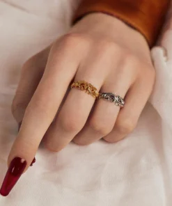 AW21 IMPERIAL. Ornate Flourish Ring - Silver Rings