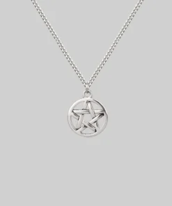 CLASSICS Necklaces & Chains ENDORA. Silver Pentagram Necklace