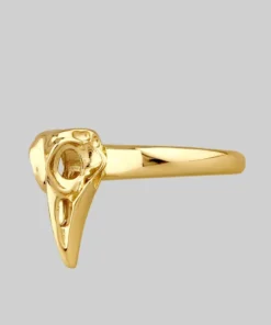 CLASSICS Rings MERLA. Gold Raven Skull Ring