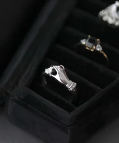 CLASSICS The Black Velvet Coffin Ring Case