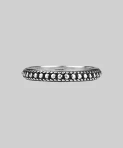 CLASSICS Rings EAST. Dotted Band Silver Ring