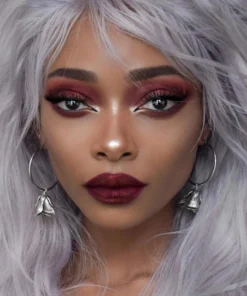 CLASSICS A SINGLE ROSE. Hoop Earrings - Silver