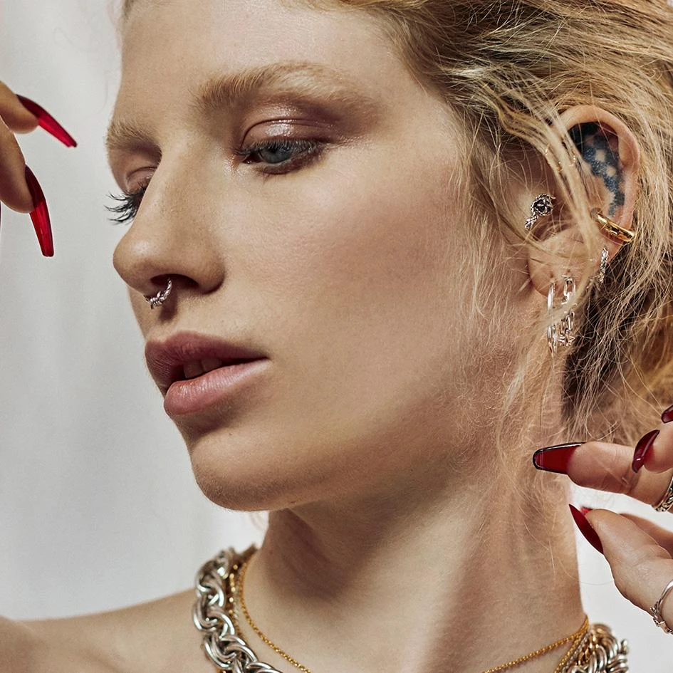 AW21 SURVIVAL. Barbed Wire Septum Clicker Ring - Silver Earrings 3 AW21 SURVIVAL. Barbed Wire Septum Clicker Ring - Silver Earrings