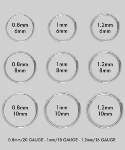 CLASSICS MIA. Silver Clicker Ring