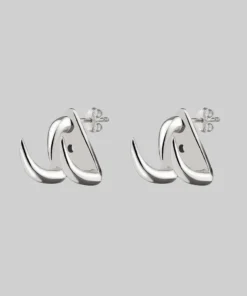 CLASSICS FAWN 3. Three Claw Talon Earrings - Silver