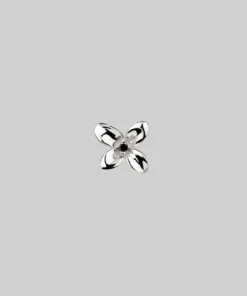 CLASSICS Earrings ISLA. Clematis Flower Stud Earring - Silver