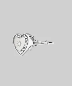 CLASSICS MY DARLING. Heart & Cubic Zirconia Ring - Silver