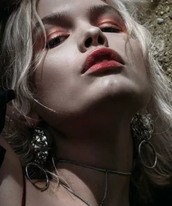 CLASSICS ANWAR. Lion Knocker Earrings - Silver