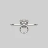 CLASSICS MINI ANWAR. Lion Knocker Ring - Silver Rings