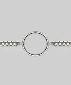 CLASSICS Necklaces & Chains PARADOX. Oversized Ring Chain Choker - Silver