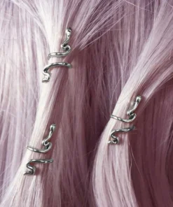 CLASSICS MARTHA. Snake Hair Twists - Silver