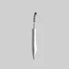 CLASSICS REVOLT. Black Spinel Sword Single Earring - Silver