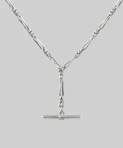 CLASSICS ARAEL. Twisted Figaro T-Bar Chain - Silver