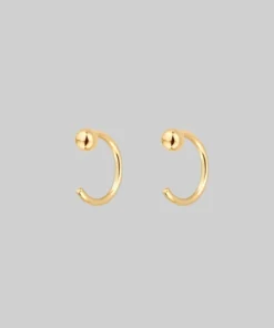 CLASSICS Ball Huggie Hoop Earrings - Gold