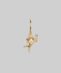 CLASSICS Cupid & Psyche Lovers Hoop Earrings - Gold 15 CLASSICS Cupid & Psyche Lovers Hoop Earrings - Gold