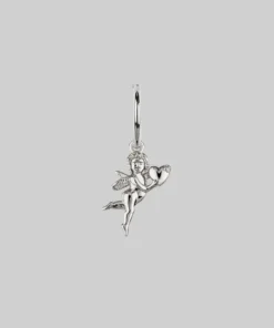CLASSICS Cupid & Psyche Lovers Hoop Earrings - Silver